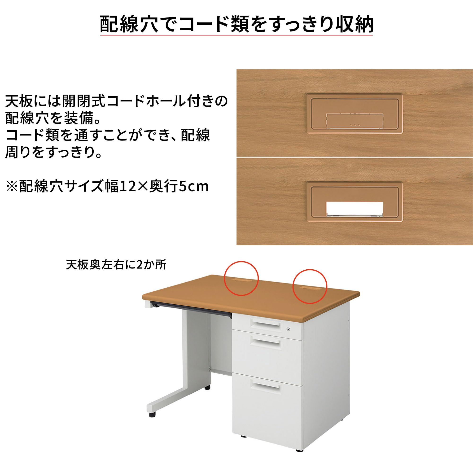 Amazon | プラス オフィスデスク SH2 スチールデスク 片袖机